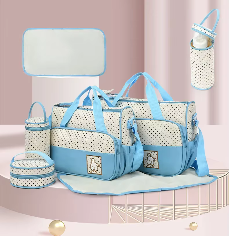 Juego completo de 5 bolsas organizadoras para bebé
