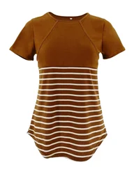 Blusa premamá de manga larga para amamantar – Ropa de maternidad