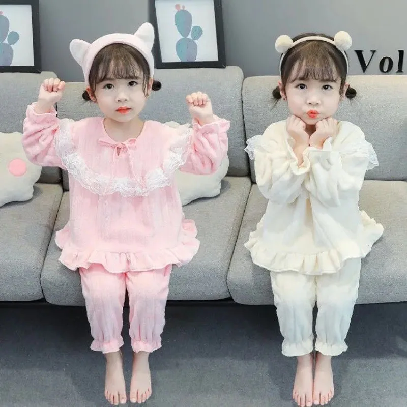 Conjunto de pijama de franela para niña - suave y cómoda - imagen 2