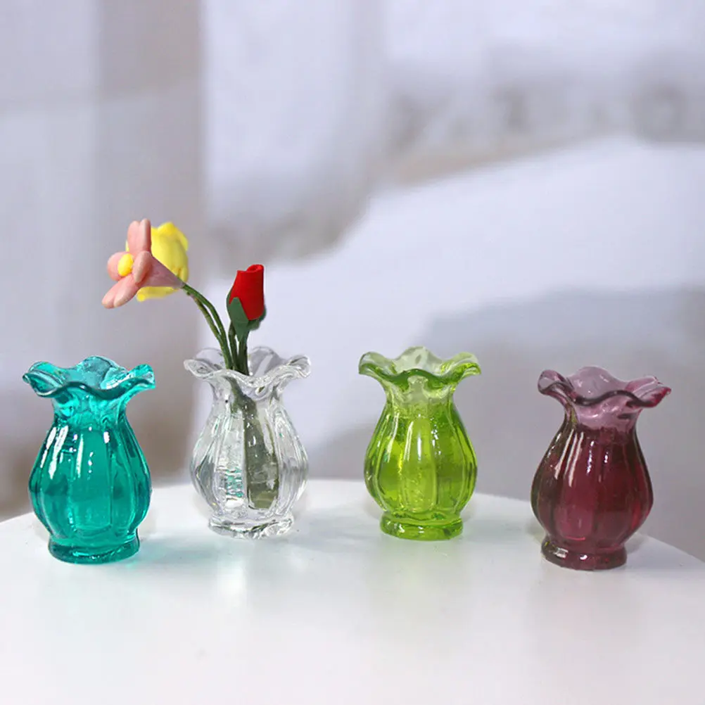 Mini jarrones y botellas decorativas