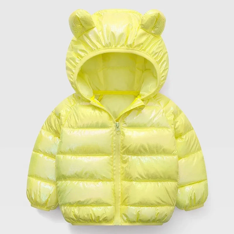 Chaqueta algodón con capucha bebé – Cálida para otoño e invierno - imagen 3