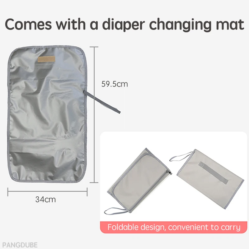 Mochila maternity PANGDUBE con cambiador y bolsa para chupete - imagen 2