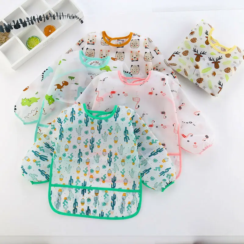 Babero impermeable ajustable para bebé y niños pequeños - imagen 4