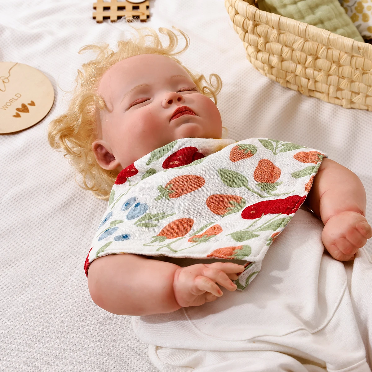Elinfant toallitas de muselina de bambú para bebé, suaves absorbentes - imagen 5