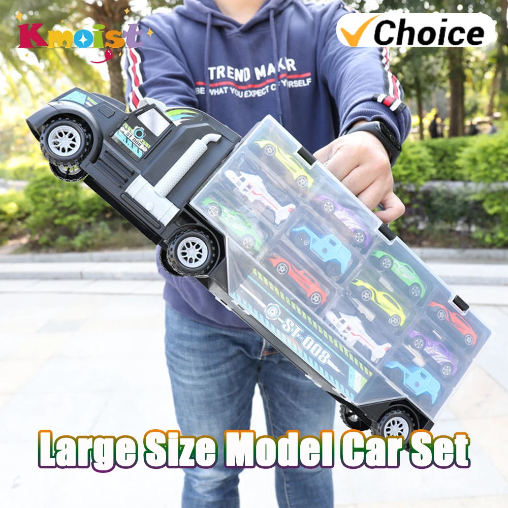 Garaje de coches con camiones y tractores para niños - imagen 2
