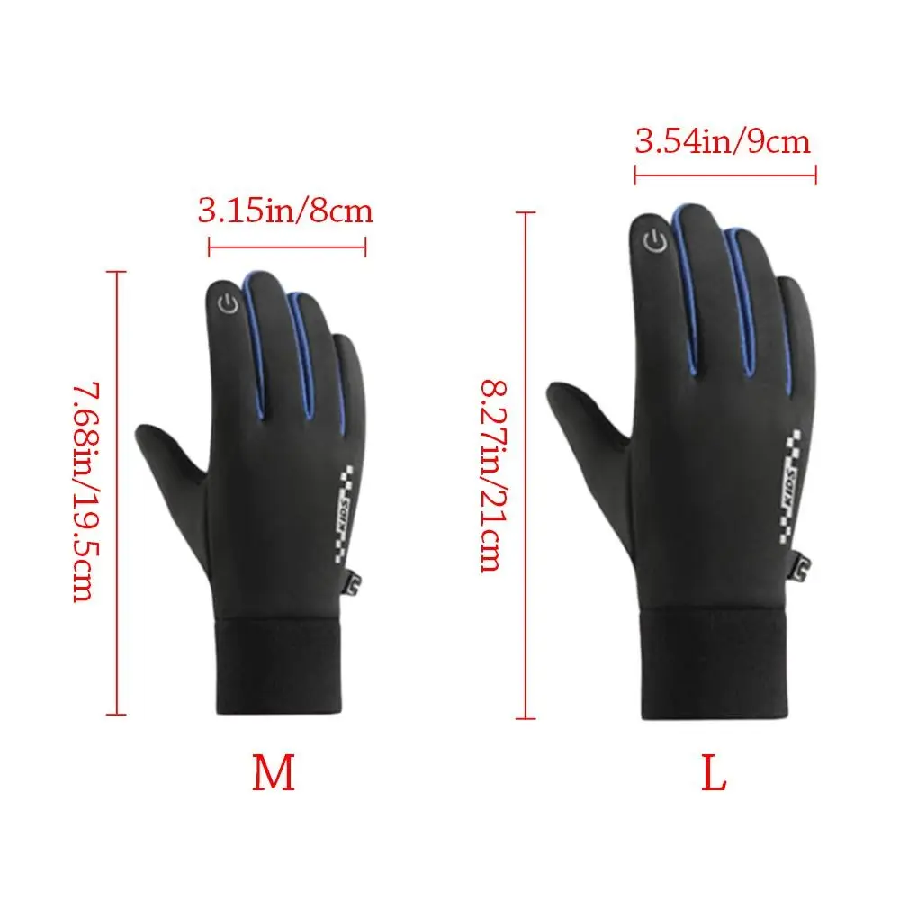 Guantes de invierno impermeables con pantalla táctil antideslizantes - imagen 5