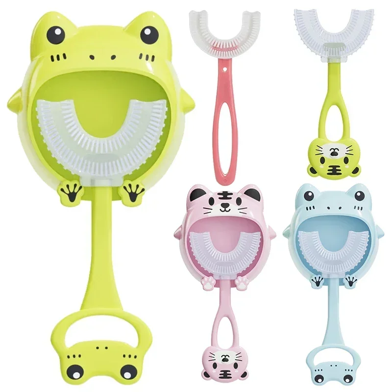 Cepillo dental infantil de silicona suave para niños - imagen 4