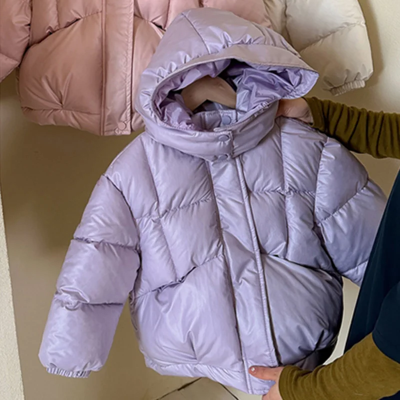 Chaqueta de invierno con capucha acolchada para niña - imagen 2