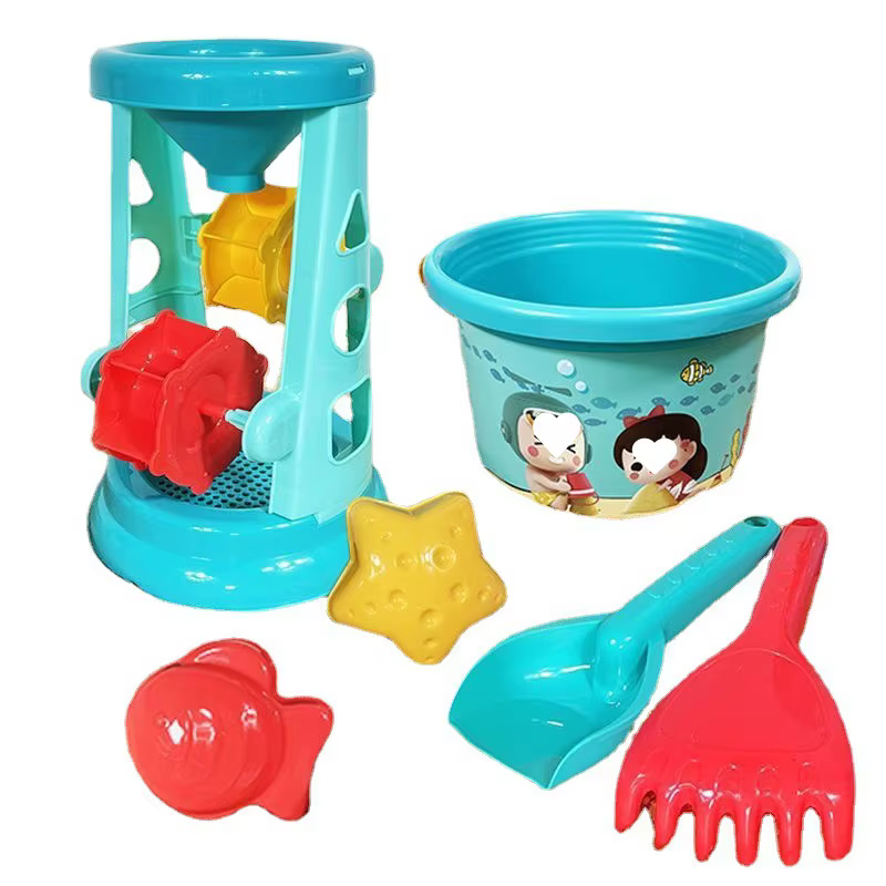 Juguetes de playa para niños: cubo, pala y herramientas arena suave - imagen 4