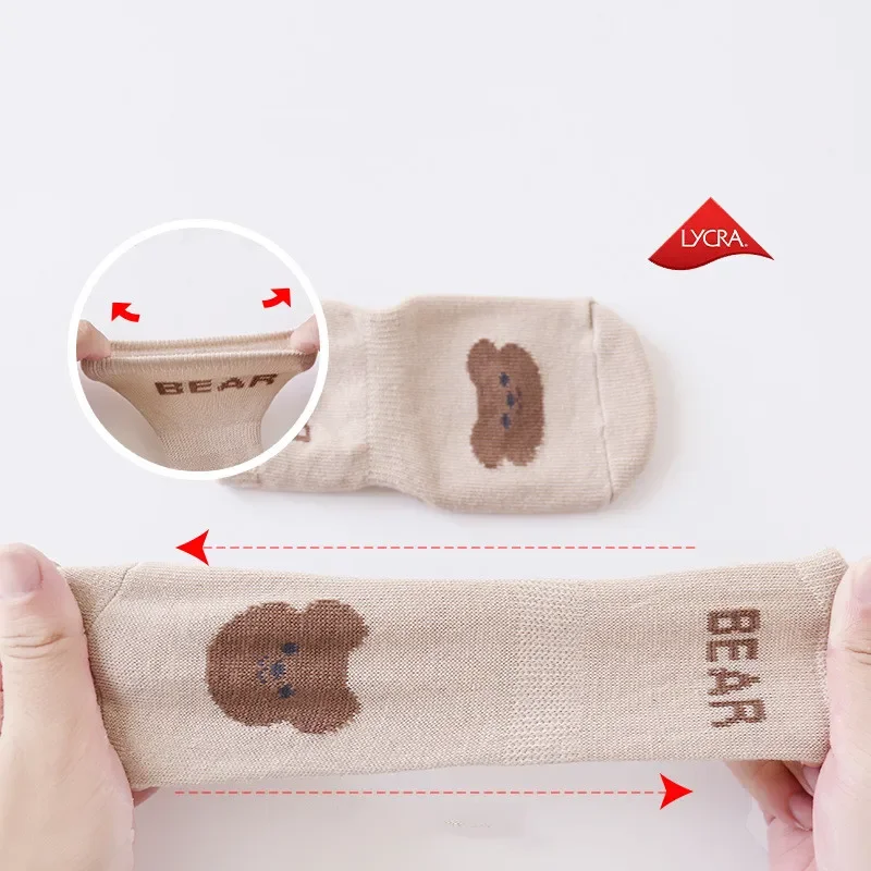 Calcetines antideslizantes de algodón para primeros pasos del bebé