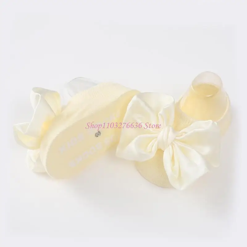 Calcetines antideslizantes para bebé y diadema con lazo - imagen 5