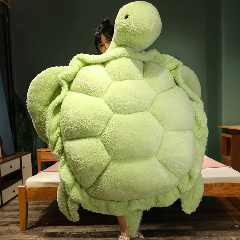 Almohada tortuga peluche gigante suave para sofá y regalo infantil - imagen 3