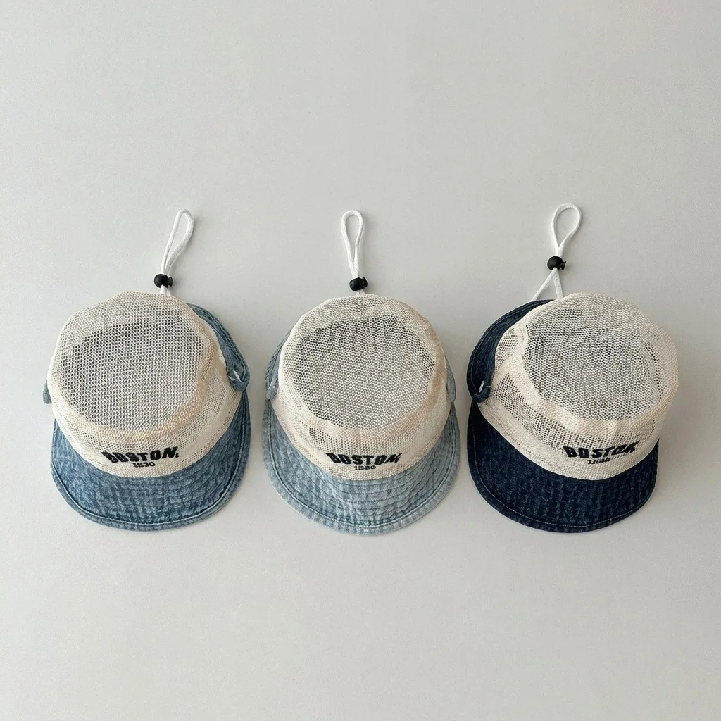 Gorra de vaquero infantil de malla para verano