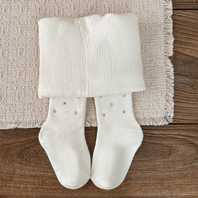 Collants con purpurina de estrellas para niñas – cómodos en otoño - imagen 4