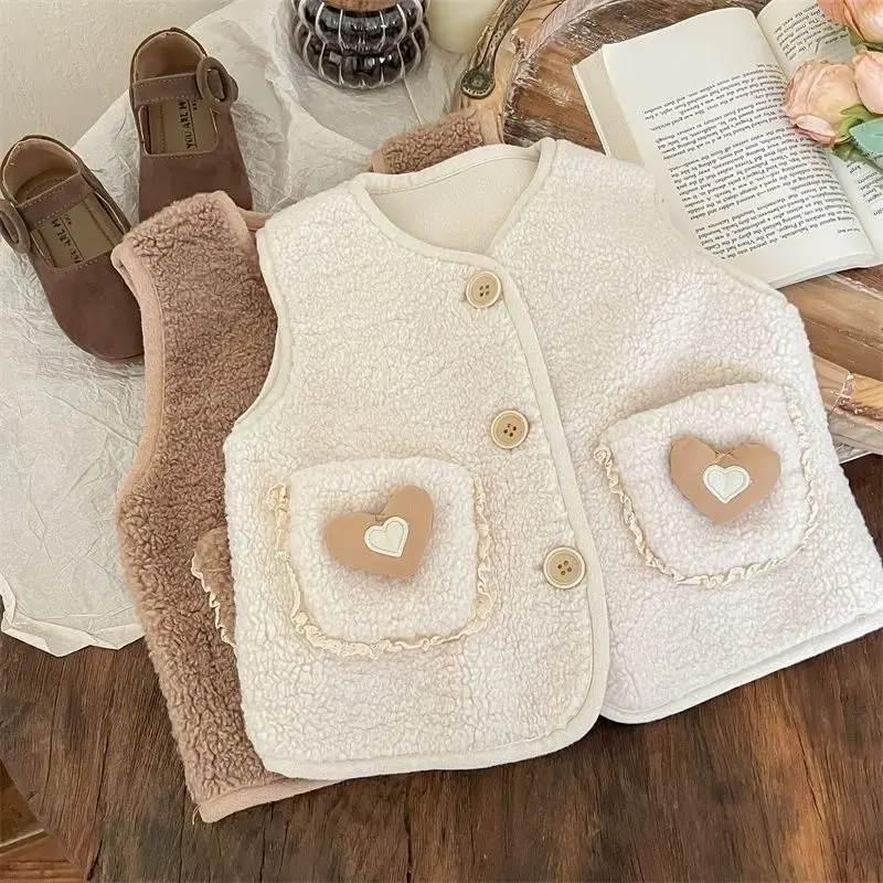 Chaleco de felpa sin mangas para niño – Cómodo para primavera y otoño - imagen 4