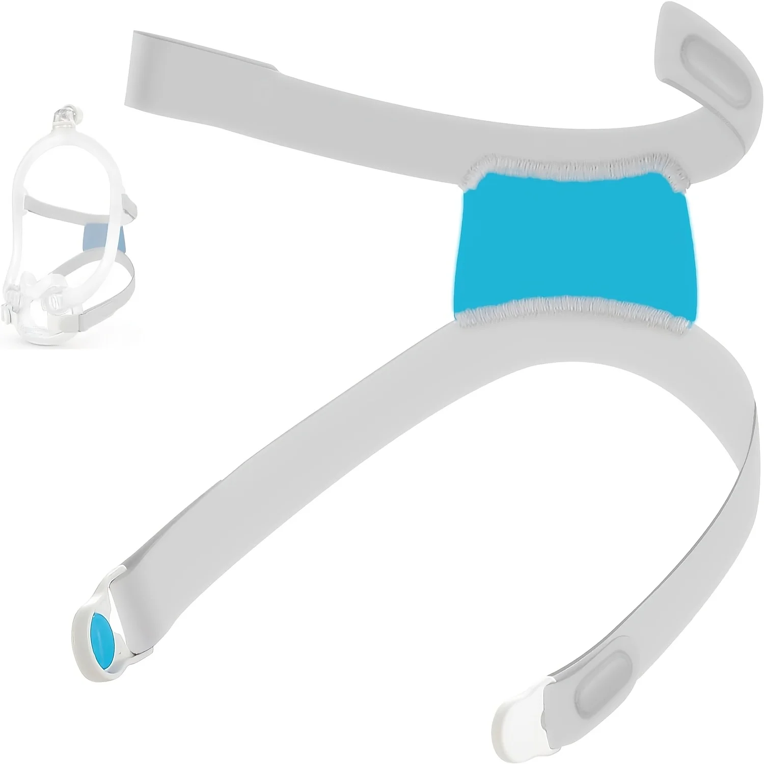 Correa ajustable CPAP F30i con clips y diadema de tela