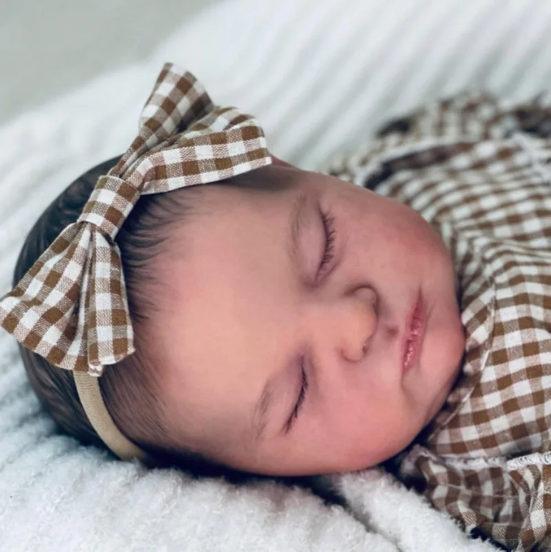 Muñeca Reborn Laura recién nacido piel 3D pintada a mano detallada - imagen 4