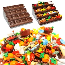 Juguete de construcción alimentos - Bloques educativos para niños