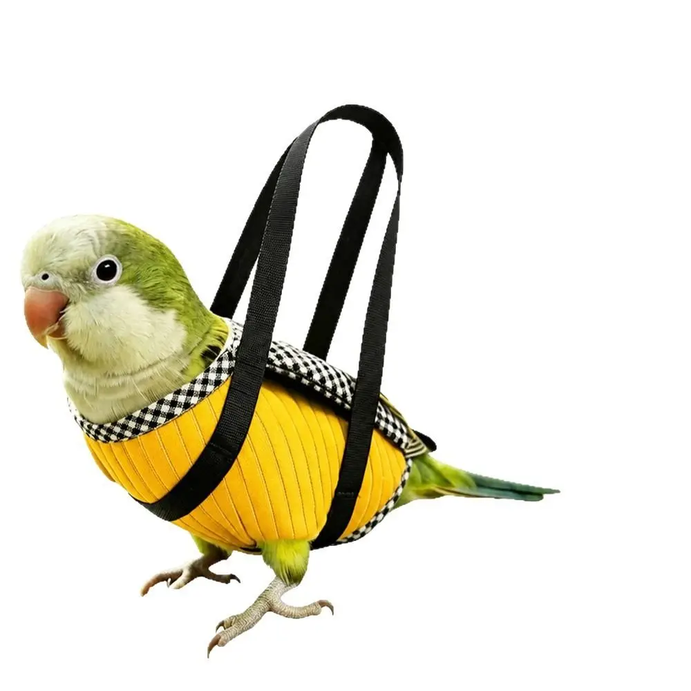 Arnés chaleco transportador para loros ajustable exterior, transpirable