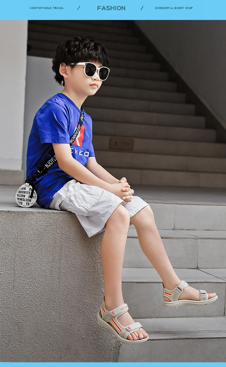 Sandalias en exterior colores