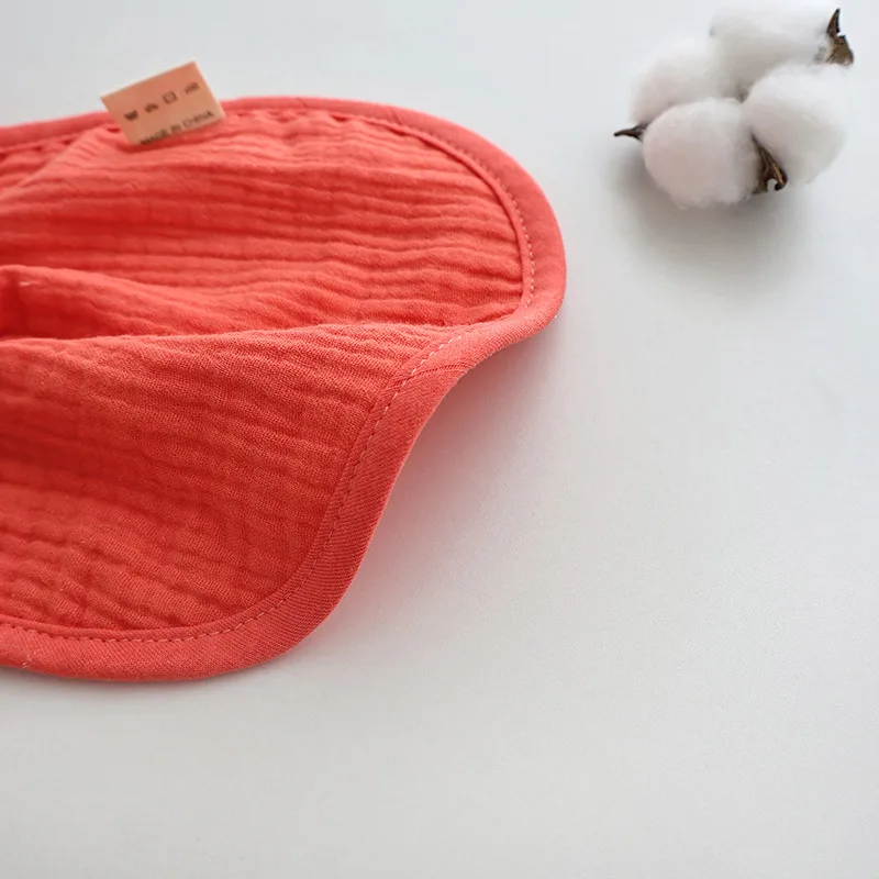 Baberos de algodón puro para bebé, suaves y súper absorbentes - imagen 4
