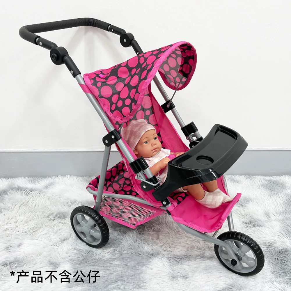 Carro de juguete para niña con mesa comedor plegable grande - imagen 5