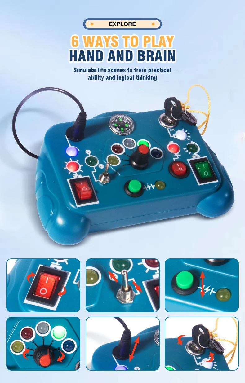 Control de luces LED mediante teclas
