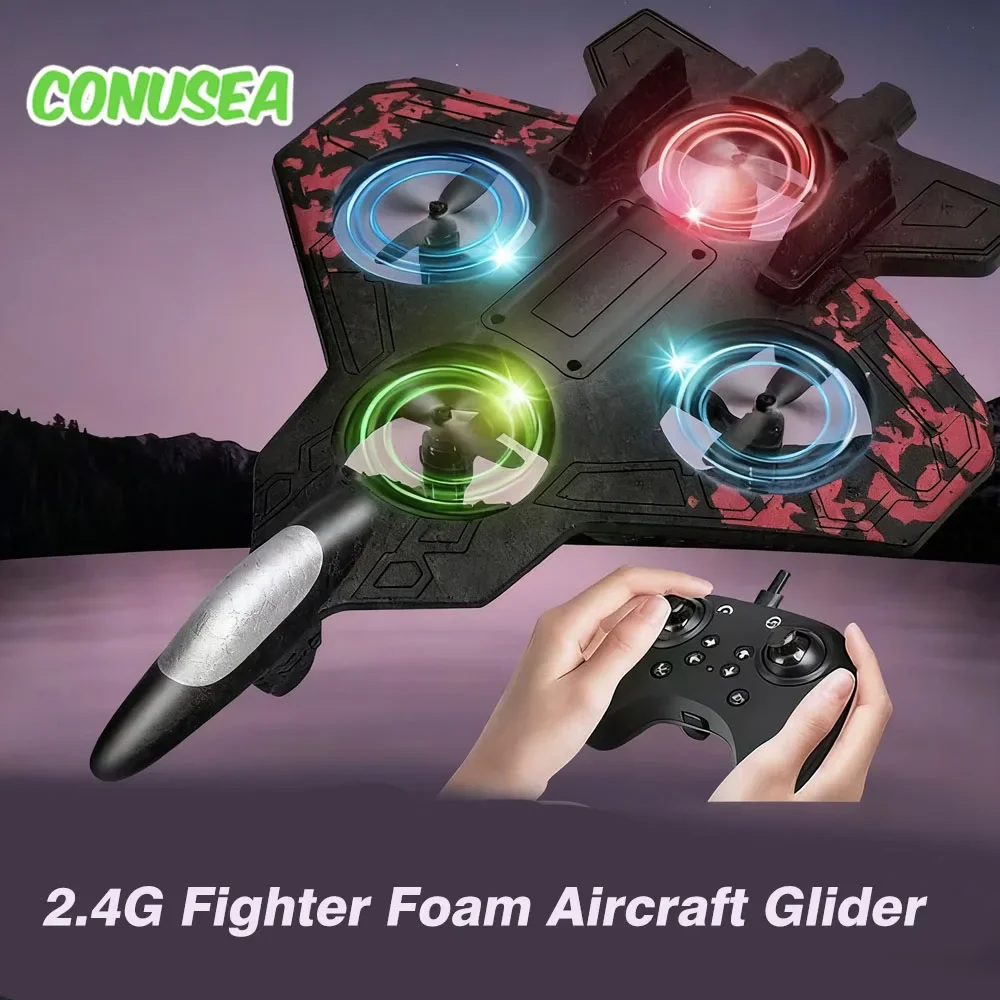Avión RC teledirigido de combate de espuma con giro completo - imagen 5