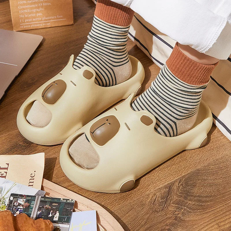 Pantuflas de casa con capibara para niños – Suaves y ligeras de EVA - imagen 2