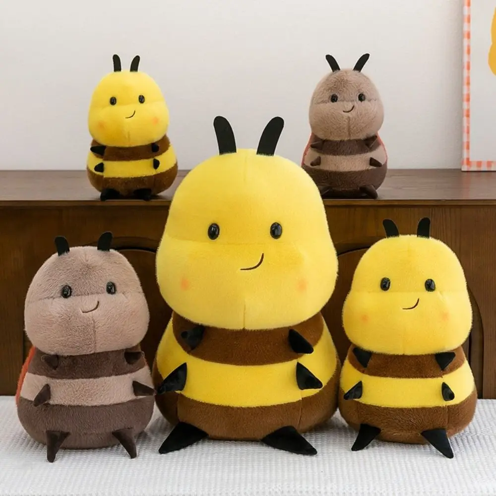 Peluche de abeja esponjoso con alas, pequeño juguete infantil - imagen 2