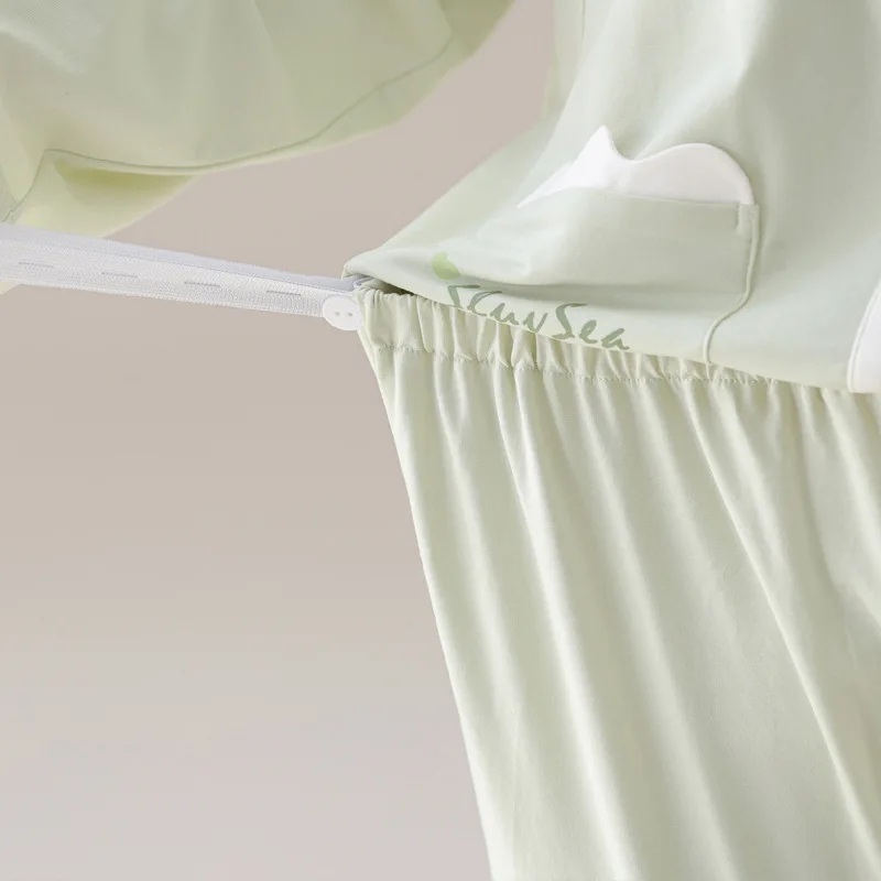 Camisón de lactancia en modal suave para dormir y casa - imagen 4