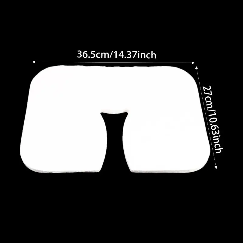 Funda reposacabezas desechable transpirable forma de U con orificio - imagen 3