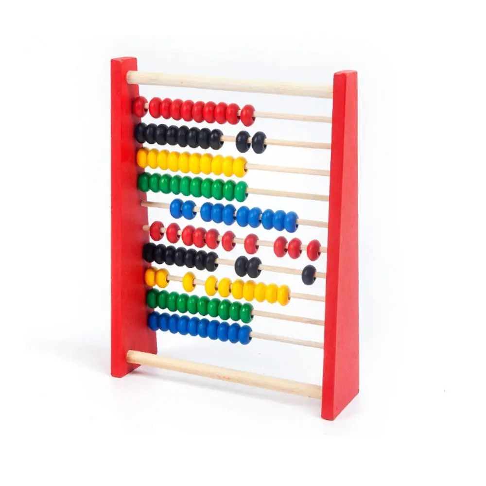 Ábaco de madera infantil para aprender matemáticas tempranas - imagen 3