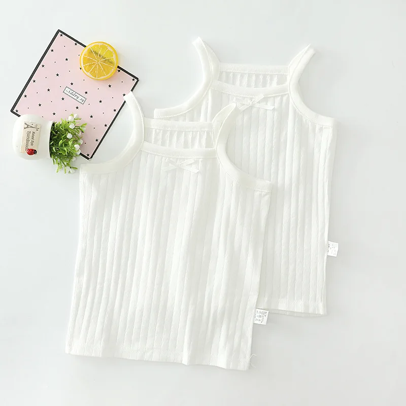 Conjunto infantil tirantes finos algodón transpirable para niña - imagen 4