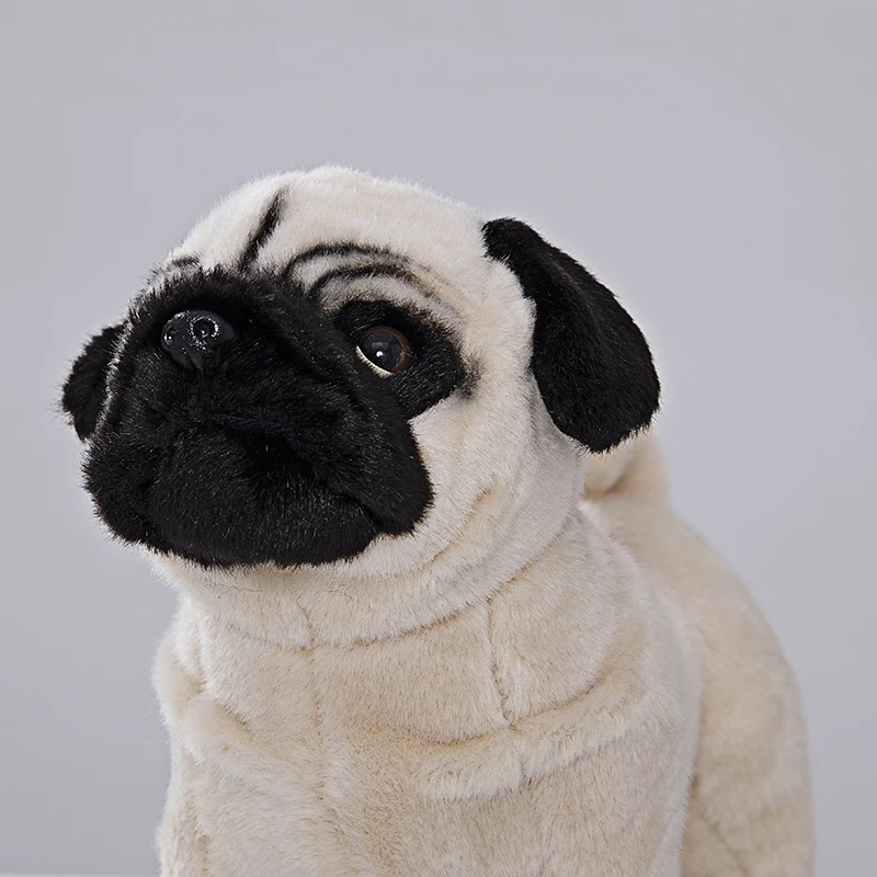 Peluche de perro de grandes ojos