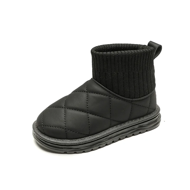 Botas de invierno infantiles cálidas antideslizantes informales - imagen 2