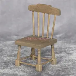 Mesa y silla para casas de muñecas, juego comedor