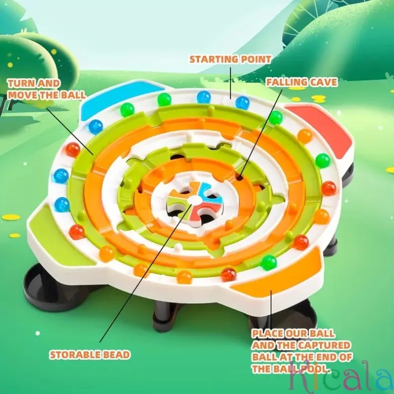 Escena de juego en familia