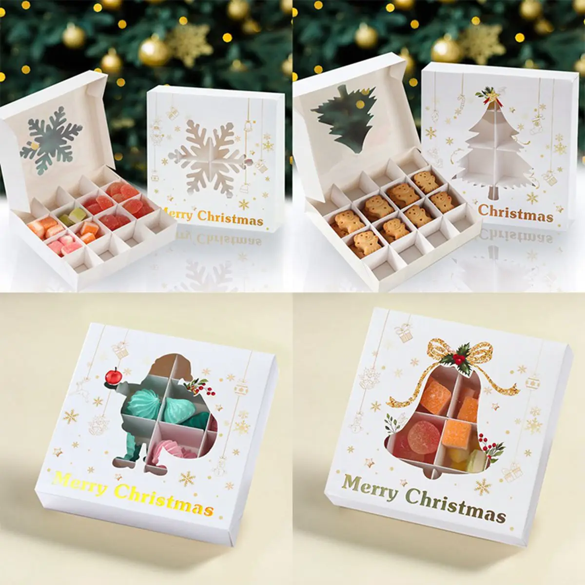 Regalos navideños para niños 2025 - Cajas con dulces y galletas - imagen 2