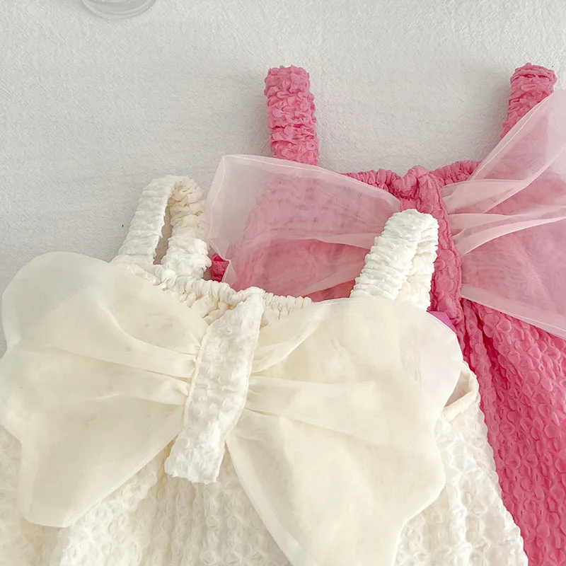 MILANCEL body floral para bebé y mono mariposa con relieve rosa niña
