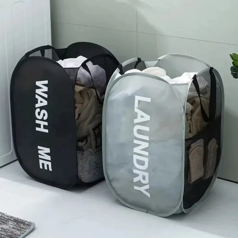 Cesto de ropa plegable resistente, gran capacidad y lavable - imagen 4