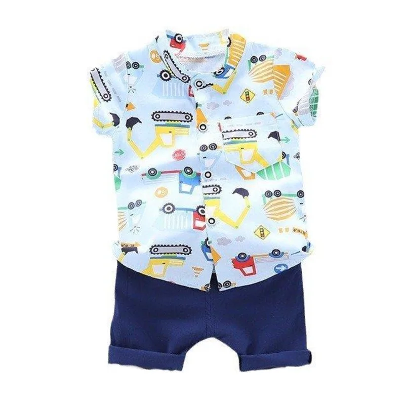 Conjunto verano bebé: camiseta con dibujos y short de algodón orgánico - imagen 5