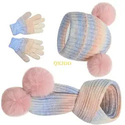 Gorro bebé cálido con manoplas y cubrecuello de cobertura total
