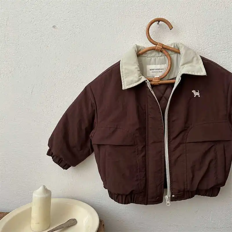 Chaqueta de invierno para niños – Abrigo suave de algodón - imagen 4