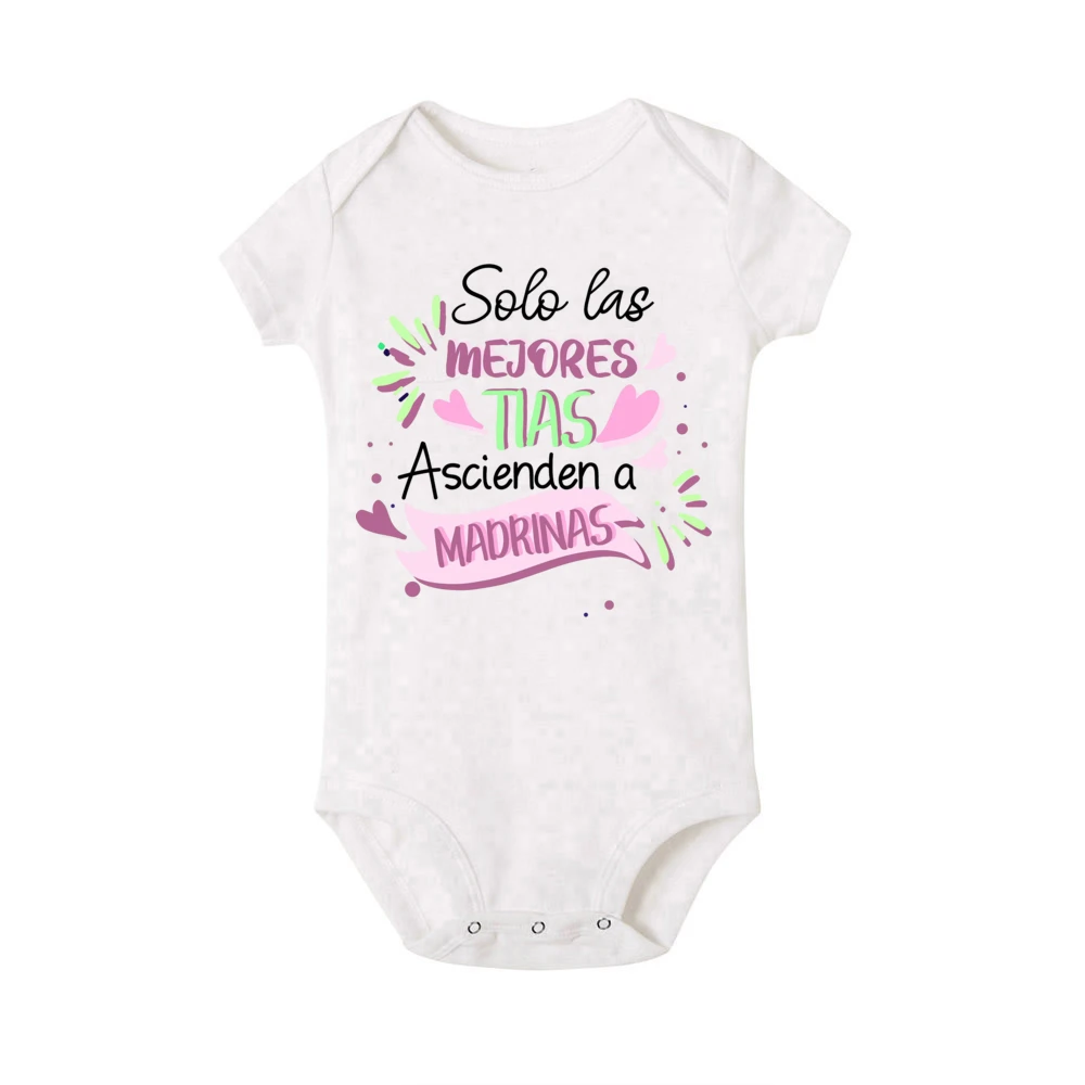 Mameluco bebé anuncio embarazo 'Sólo la mejor tía' - Algodón suave - imagen 2
