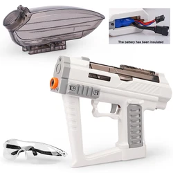 Starship pistola de juguete eléctrica recargable con gafas