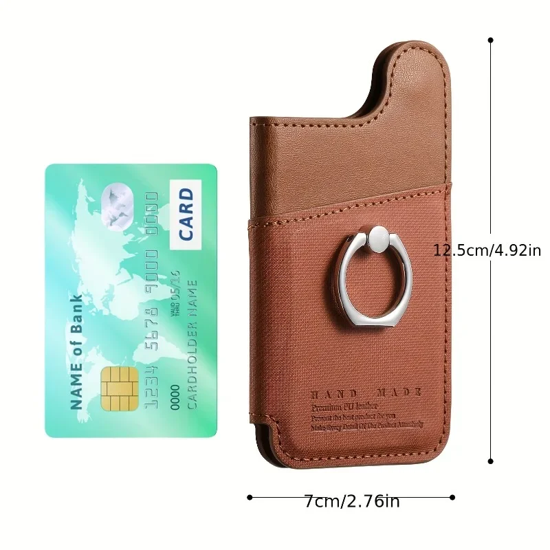 Tarjetero RFID con anillo y soporte para tarjetas en escritorio - imagen 3