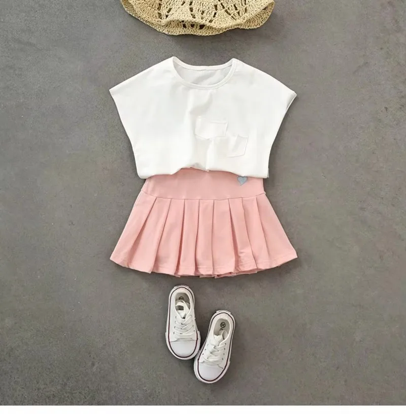 Uniforme escolar coreano para niñas: falda plisada veraniega - imagen 2