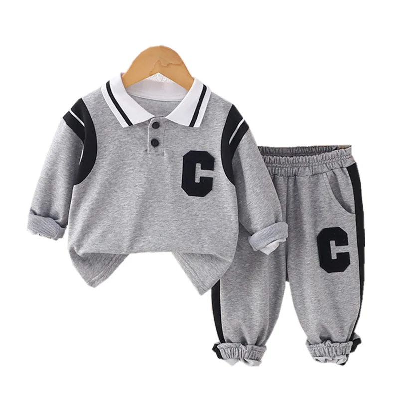 Conjunto bebé primavera y otoño: camiseta manga larga y pantalón - imagen 5