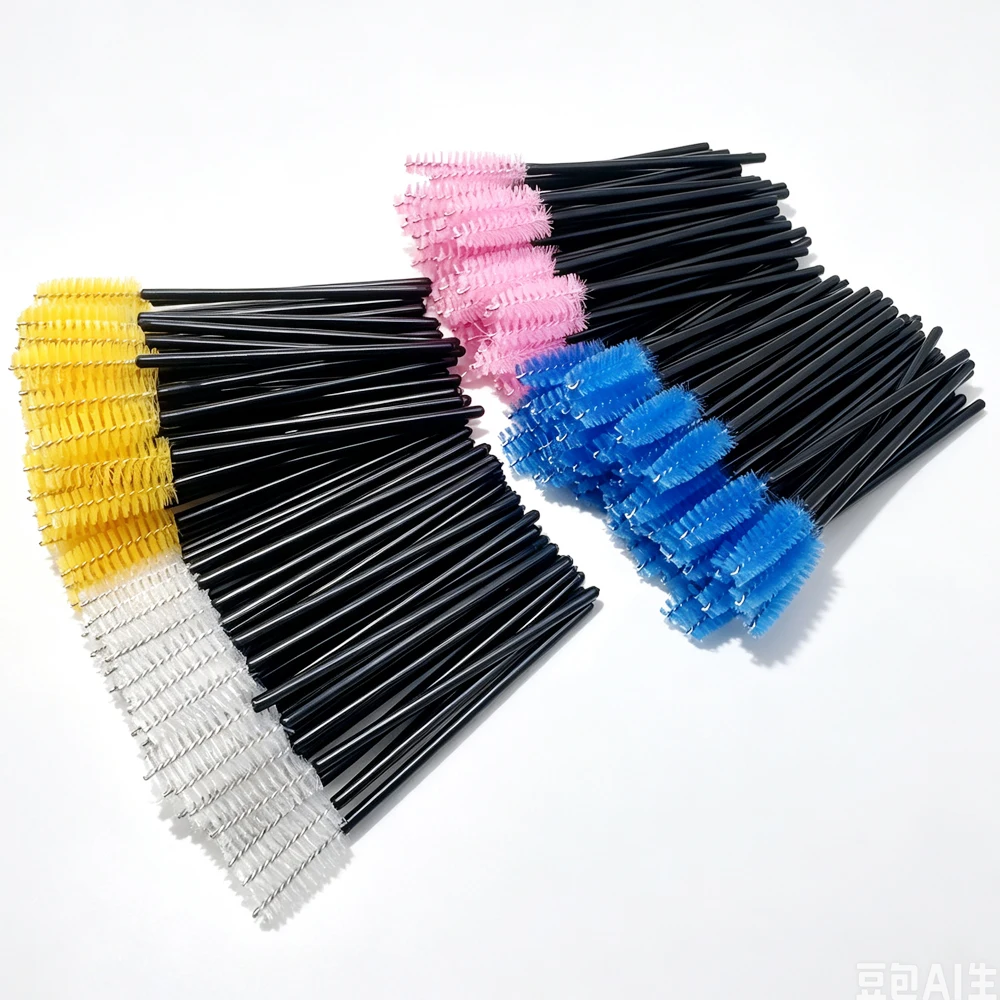 Pinceles desechables para extensión de pestañas con aplicador flexible - imagen 2